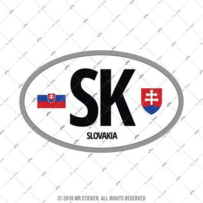 CSE31 Slovakya (SK) Reflektif Ulke Etiketi