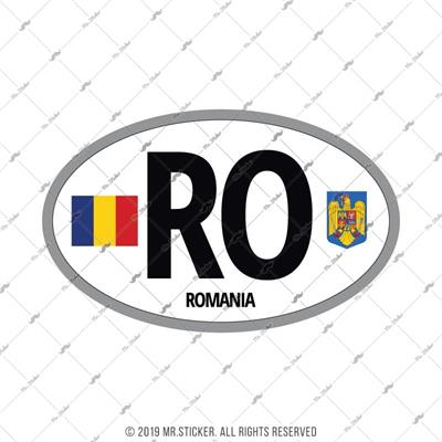 CSE33 Romanya (RO) Reflektif Ulke Etiketi