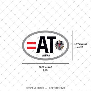 CSE35 Avusturya (AT) Reflektif Ulke Etiketi