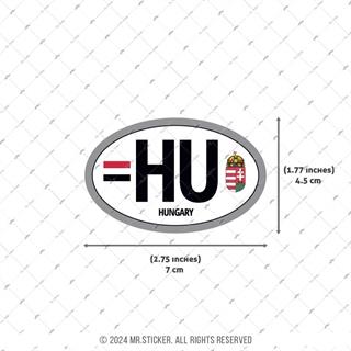 CSE36 Macaristan (HU) Reflektif Ulke Etiketi