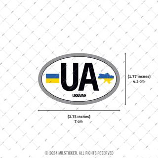 CSE38 Ukrayna (UA) Reflektif Ulke Etiketi