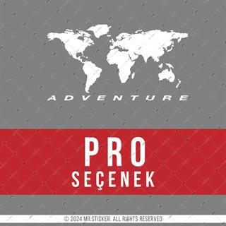 CSE4 Basitlestirilmis Dunya Haritasi - Renk Seçenekli