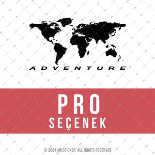 CSE4 Basitlestirilmis Dunya Haritasi - Renk Seçenekli