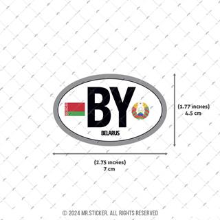 CSE41 Belarus (BY) Reflektif Ulke Etiketi