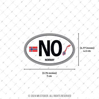 CSE50 Norvec (NO) Reflektif Ulke Etiketi