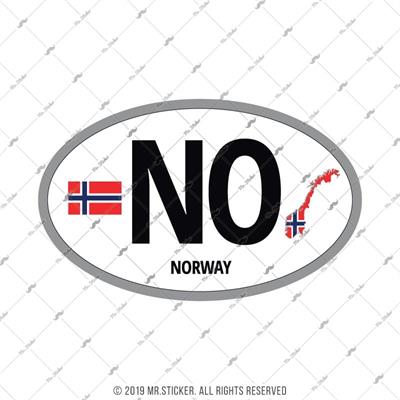 CSE50 Norvec (NO) Reflektif Ulke Etiketi