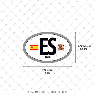 CSE52 Ispanya (ES) Reflektif Ulke Etiketi