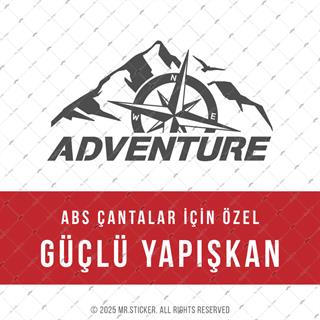 CSE7 Adventure Yazılı Sticker - YÜKSEK YAPIŞKANLI