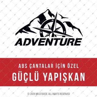 CSE7 Adventure Yazılı Sticker - YÜKSEK YAPIŞKANLI