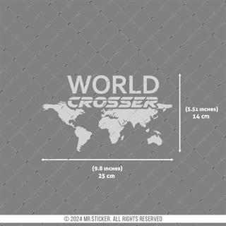 CSE9S İkili Set - World Crosser (Dunyayi Gezen) Etiketi - Mat Gumus Gri