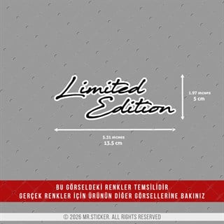 CSFT15 Renk Değiştiren Seri Limited Edition Yazılı Etiket