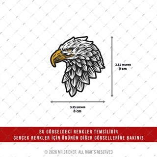 CSFT16 Renk Değiştiren Seri Kartal Kafasi Etiketi
