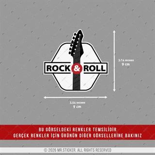 CSFT27 Renk Değiştiren Seri Rock N Roll Etiketi