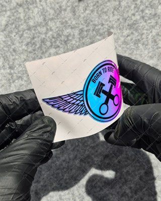 CSFT29 Renk Değiştiren Seri Ride or Die Yazılı Etiket