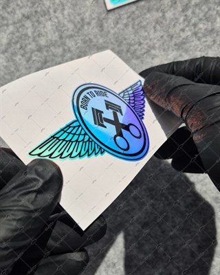 CSFT29 Renk Değiştiren Seri Ride or Die Yazılı Etiket