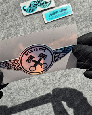 CSFT29 Renk Değiştiren Seri Ride or Die Yazılı Etiket
