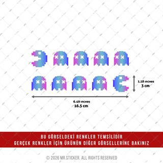 CSFT30 Renk Değiştiren Seri Pac Man Etiketi