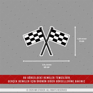 CSFT35 Renk Değiştiren Seri Damali Bayrak Etiketi