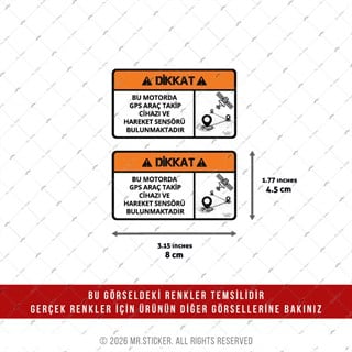 CSFT42 Renk Değiştiren Seri Motorda Takip Cihazi Var 2li Set