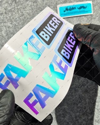 CSFT45 Renk Değiştiren Seri Fake Biker Etiketi 2li Set