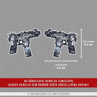 CSFT50 Renk Değiştiren Seri Respect Yazılı Etiket 2 li Set