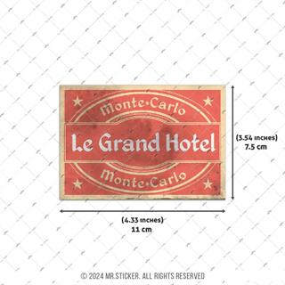 CST1 Eskitme Desenli Monte Carlo Etiketi