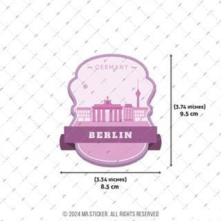 CST16 Berlin Almanya Etiketi