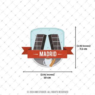 CST29 Madrid Ispanya Etiketi