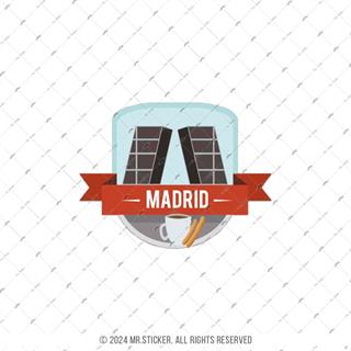 CST29 Madrid Ispanya Etiketi