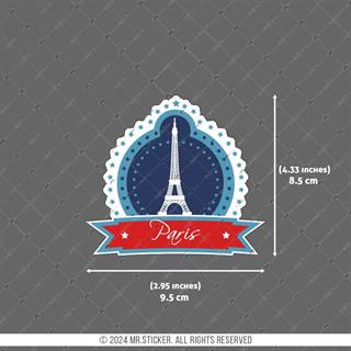 CST34 Paris Fransa Etiketi