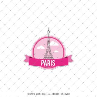 CST35 Paris Eyfel Kulesi Etiketi