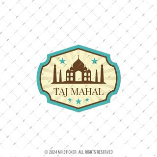 CST41 Taj Mahal Etiketi
