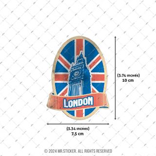 CST6 Eskitme Desenli London Etiketi