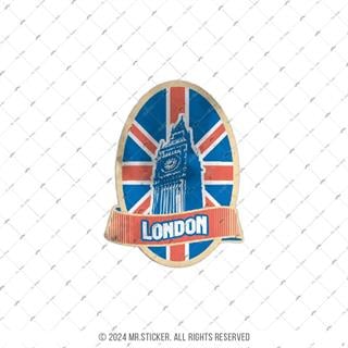 CST6 Eskitme Desenli London Etiketi