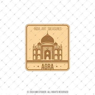 CST9 Agra Hindistan Etiketi