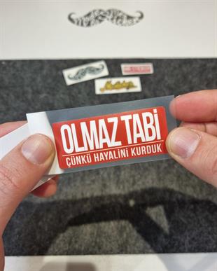 ESP39 V3 Olmaz Tabi Yazili Etiket