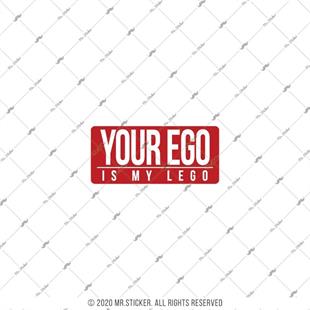 ESP46 V3 Your Ego is my Lego Yazili Etiket