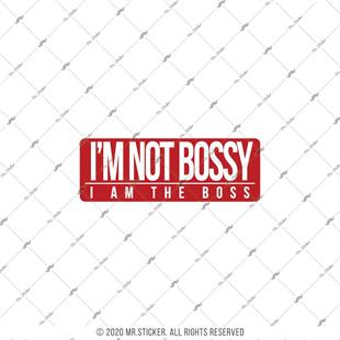 ESP50 V3 I am not Bossy Yazili Etiket