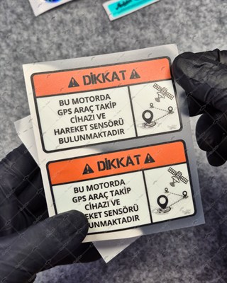 GIDW42 Karanlıkta Işıldayan Motorda Takip Cihazi Var 2li Set