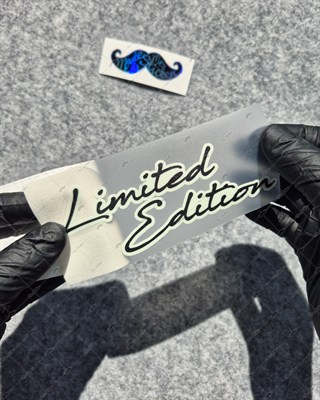 GIDW9 Karanlıkta Işıldayan Limited Edition Yazılı Etiket