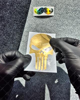 GLD2 Altın Seri Kurukafa Etiketi