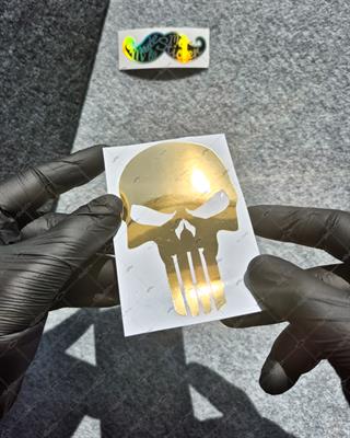 GLD2 Altın Seri Kurukafa Etiketi