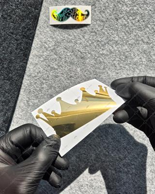 GLD3 Altın Seri Kral Tacı Etiketi