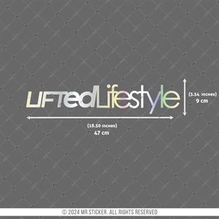 HLG101 Hologram Lifted Lifestyle Yazii Etiket