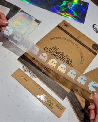 HLG35V2 Hologram Pac Man Etiketi