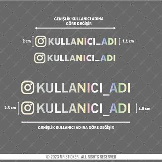 HLG37 Hologram Instagram Etiket Seti 4 lü Set