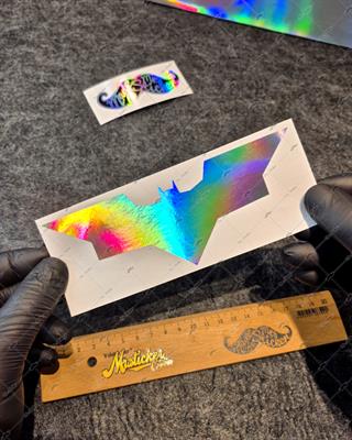 HLG3V2 Hologram Yarasa Etiketi