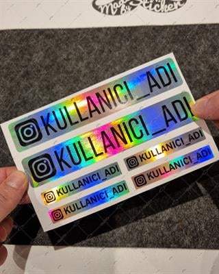 HLG40 Hologram Instagram Seti  6 Parça