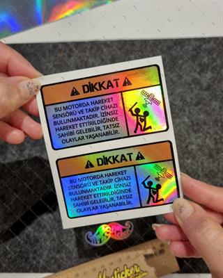 HLG41 Hologram Motoruma Dokunma Takip Cihazı Var İkili Set