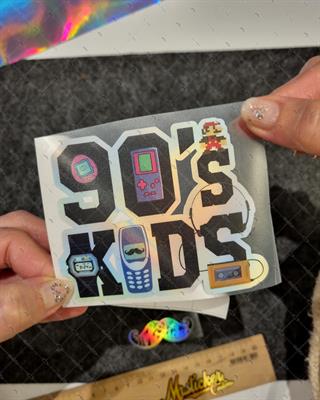 HLG49 Hologram 90ların Çocukları Etikeri